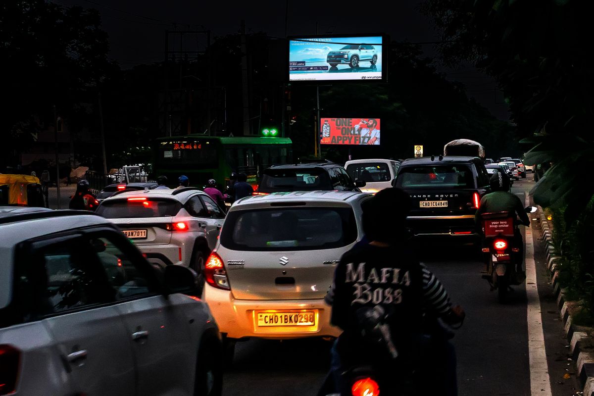 Phase 11 Lights Tribune Chowk Road Facing Airport Road